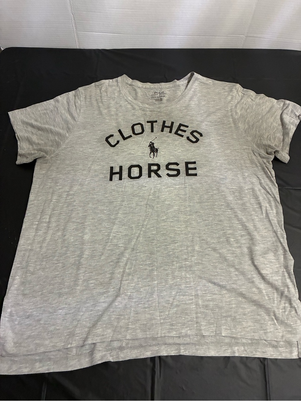 Polo by Ralph Lauren Light Gray 'Clothes Horse' Graphic Tee